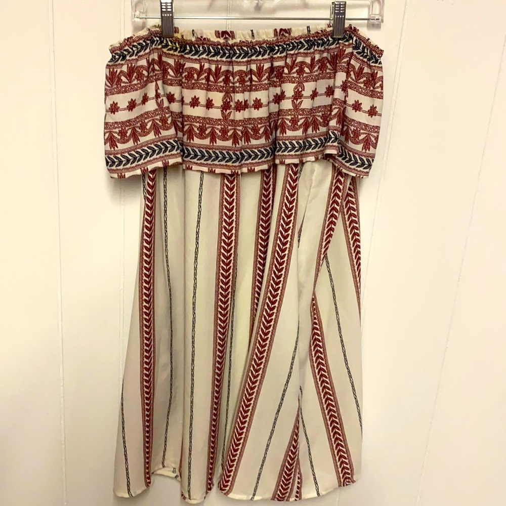 Off the shoulder midi dress